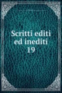 Scritti editi ed inediti