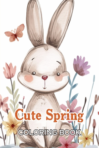 Cute Spring Coloring Book
