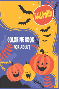 Halloween Coloring Book for Adult