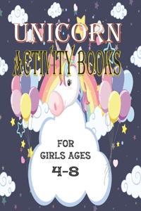 Unicorn Activity Books For Girls Ages 4-8