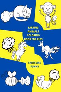 Farting Animals Coloring Book For Kids - Farts Are Funny