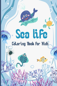 Sea life Coloring Book For Kids