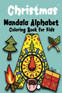 Christmas Mandala Alphabet Coloring Book For Kids