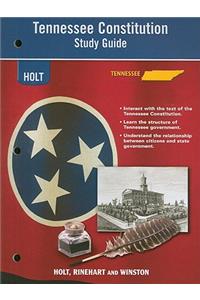 Holt Tennessee Constitution Study Guide
