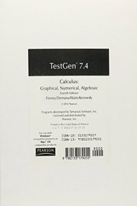 Calculus 2012 Test Generator on CD Grade 11/12