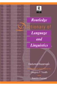 Routledge Dictionary of Language and Linguistics