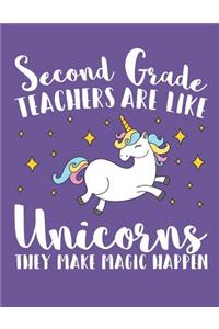 Second Grade Teachers Are Like Unicorns They Make Magic Happen