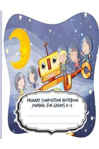 Primary Composition Notebook Journal For Grades K-2