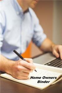 Home Owners Binder