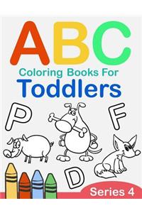 ABC Coloring Books for Toddlers Series 4
