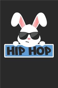 Funny Easter Hip Hop Easter Bunny With Sunglasses - Easter Journal - Easter Notebook - Easter Diary
