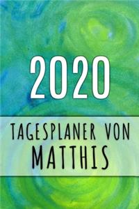 2020 Tagesplaner von Matthis