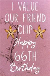 I Value Our Friend Chip Happy 66th Birthday