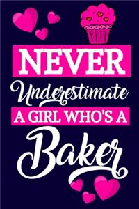 Never Underestimate A Girl Who's A Baker