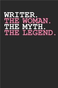 Writer. The Woman. The Myth. The Legend.