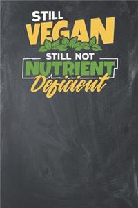 Still Vegan Still not Nutrient Deficient