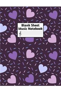 Blank Sheet Music Notebook