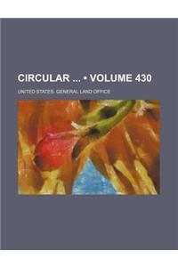 Circular (Volume 430)