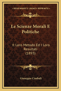 Le Scienze Morali E Politiche