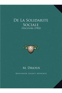 De La Solidarite Sociale