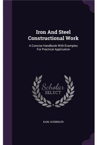 Iron And Steel Constructional Work