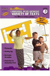 3rd Grade Language Development: Variety of Texts