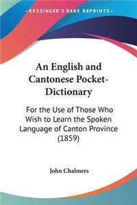 English and Cantonese Pocket-Dictionary