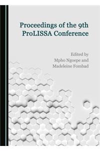 Proceedings of the 9th Prolissa Conference