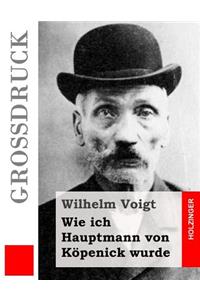 Wie ich Hauptmann von Köpenick wurde (Großdruck)
