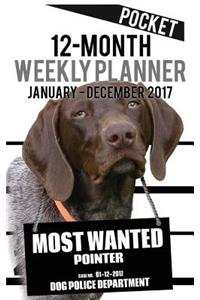 2017 Pocket Weekly Planner - Most Wanted Pointer