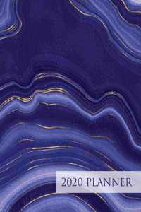 Blue Agate 2020 Week to View Planner