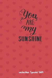 You are my sunshine valentine The Couples Journal Special Gift
