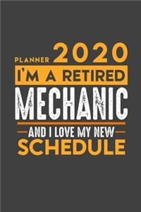 Planner 2020 for retired MECHANIC