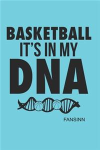 Cool Basketball Dna Notebook