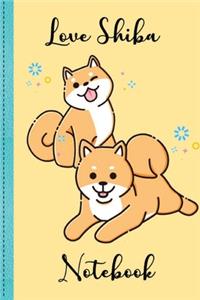 Love Shiba Puppy Notebook Volume 8
