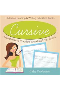 Cursive Handwriting Practice Workbook for Teens