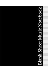 Blank Music Sheet Notebook