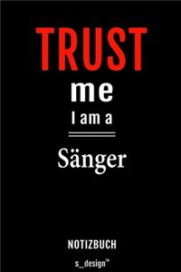 Notizbuch für Sänger