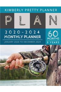 5 year monthly planner 2020-2024