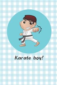 Notebook for Kids-Karate Boy Act 1