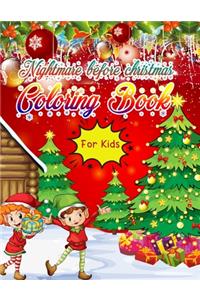 Nightmare Before Christmas Coloring Book for Kids