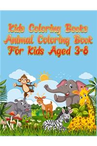 Kids Coloring Books Animal Coloring Book For Kids Aged 3-8