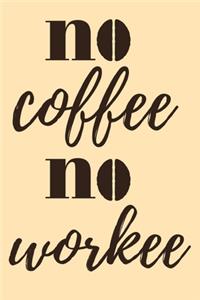 No coffee no workee