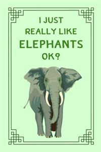 I Just Really Liked Elephants OK?