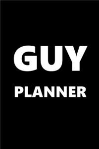 2020 Daily Planner For Men Guy Planner White Font Black Design 388 Pages