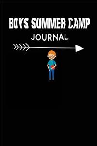 Boys Summer Camp Journal