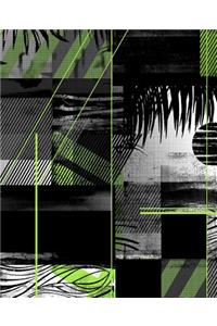 Abstract Palm Leaves Notebook
