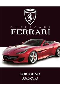 Supercars Ferrari Portofino Sketchbook