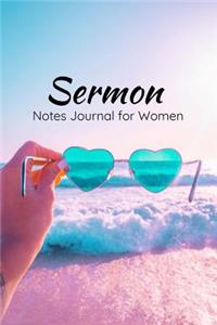 Sermon Notes Journal for Women