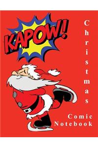 Christmas Comic Notebook: Blank Comic Book Templates